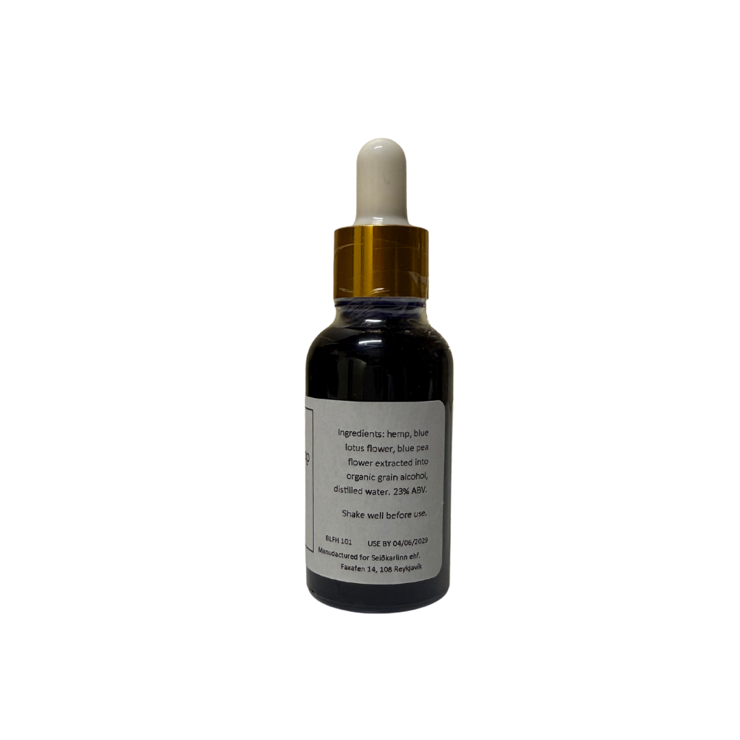Seiðkarlinn Blue lotus & hemp stem tincture 30ml