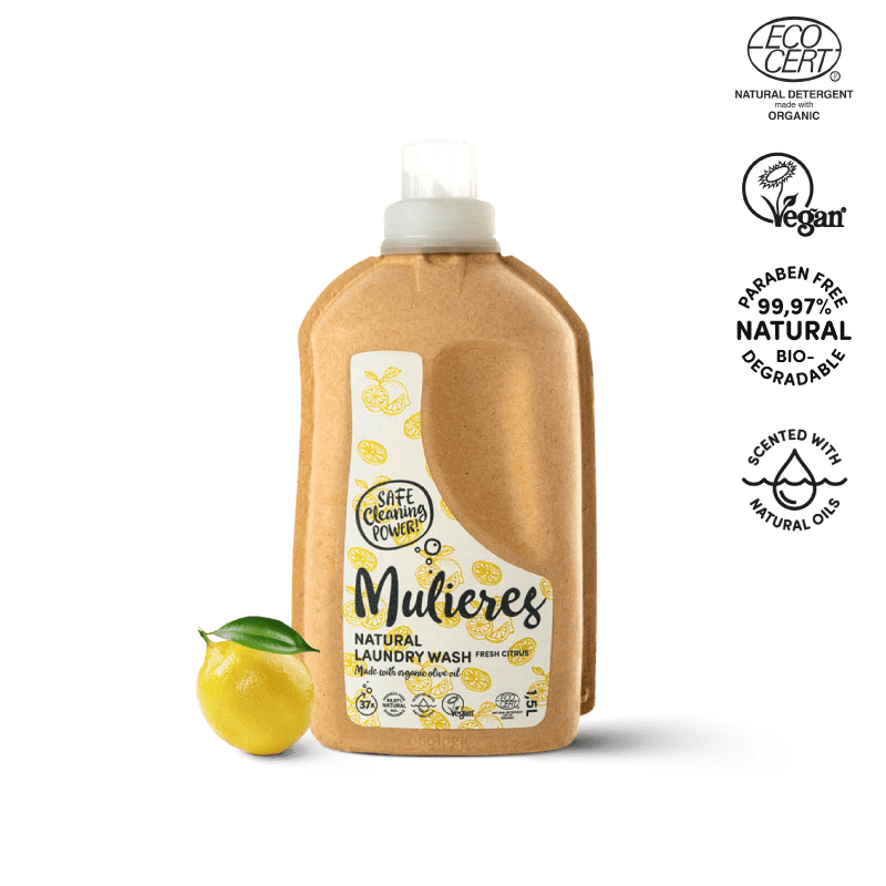 Mulieres Natural Laundry Wash Fresh Citrus 1,5l
