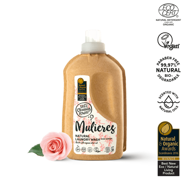 Mulieres Natural Laundry Wash Rose Garden 1,5l