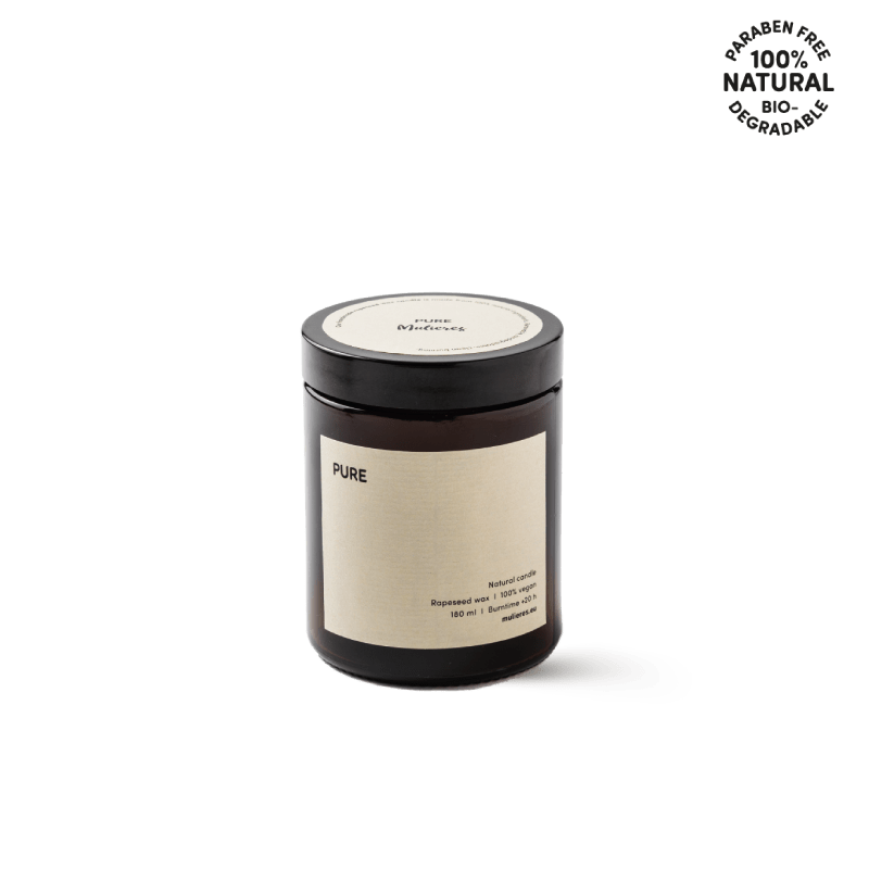 Mulieres Natural candle Pure 180ml