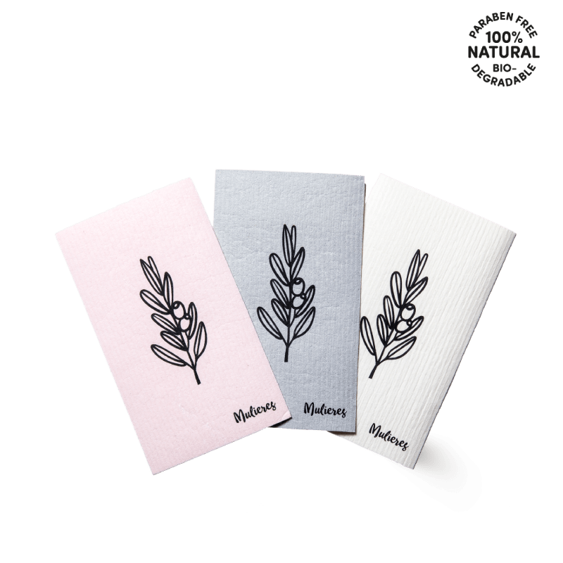 Mulieres Natural Cleaning Cloths 3 pcs