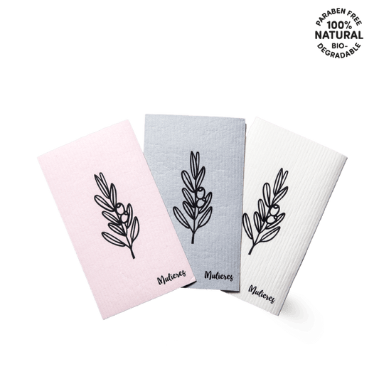 Mulieres Natural Cleaning Cloths 3 pcs