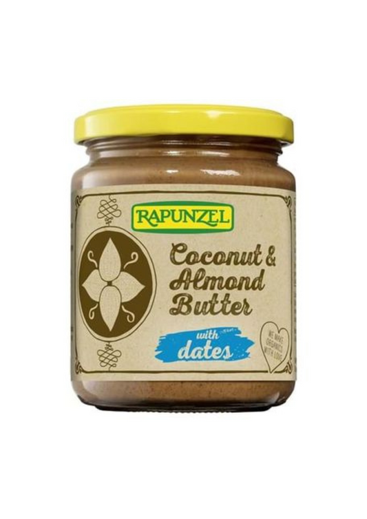 Rapunzel Kókos og Möndlusmjör með döðlum 250g