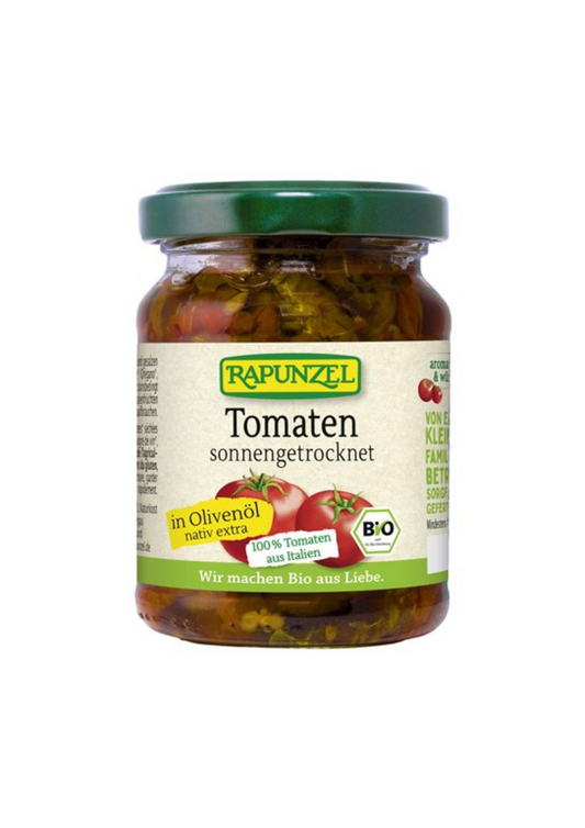 Rapunzel þurrkaðir Tómatar í Ólífuolíu 120gr