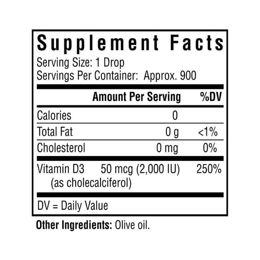 Vitamin D3 dropar 30ml