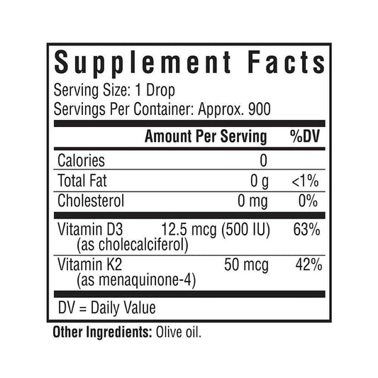 Vitamin d3 + k2 dropar 30ml