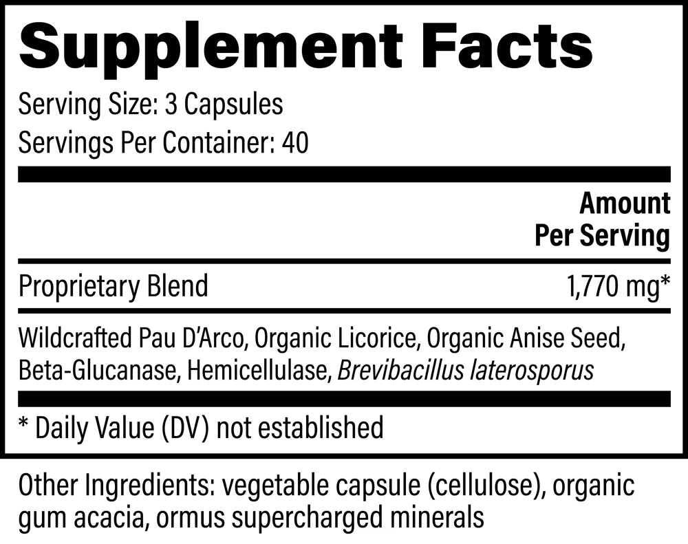 Global Healing Candida Balance 120Hylki