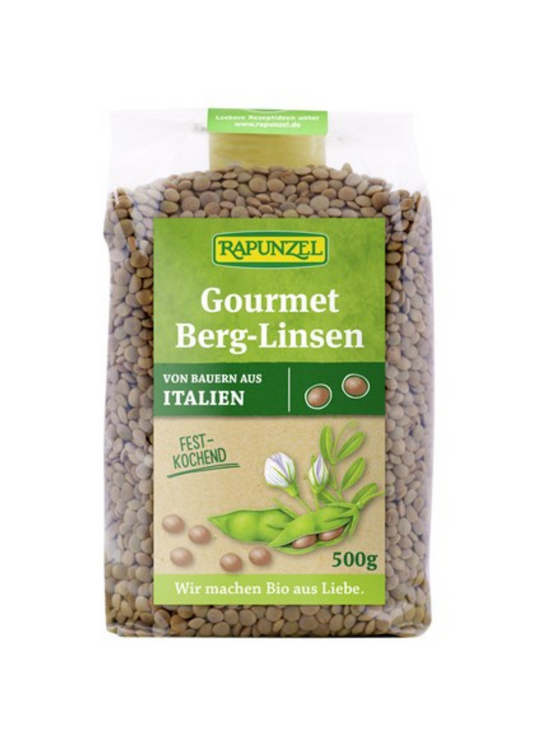 Rapunzel Gourme Linsur Brúnar (M) 500gr