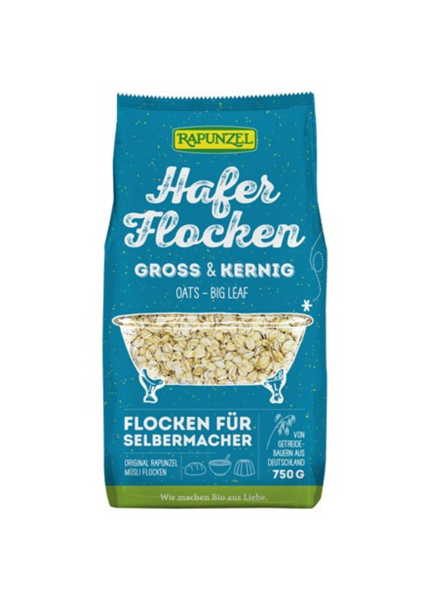 Rapunzel Hafraflögur Grófar 750gr (EN)