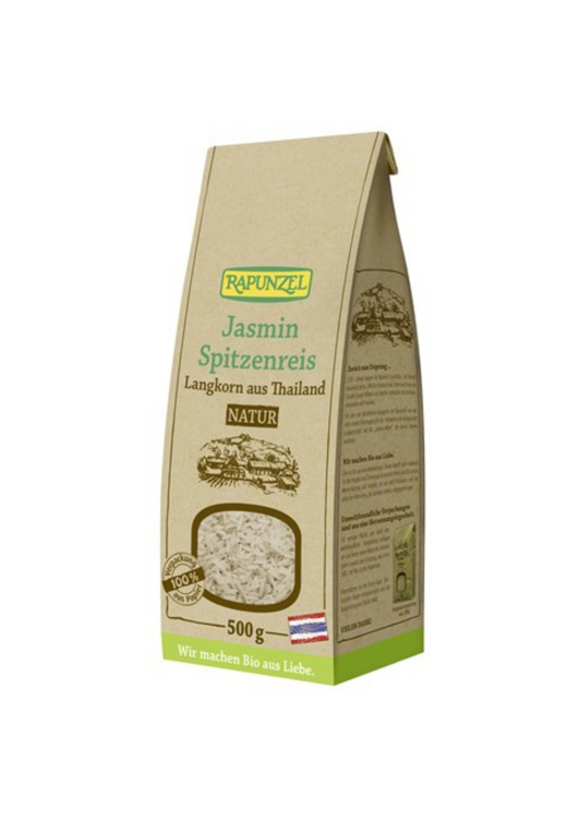 Rapunzel Jasmín Hýðishrísgrjón 500gr (M)