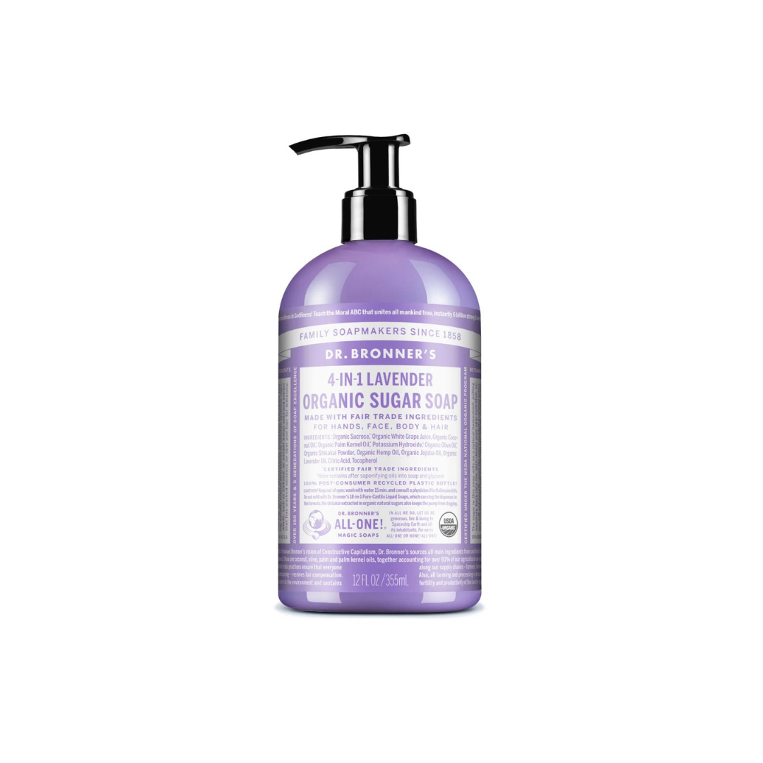 Dr. Bronners Lífræn Hand- og Líkamssápa Lavander 355ml